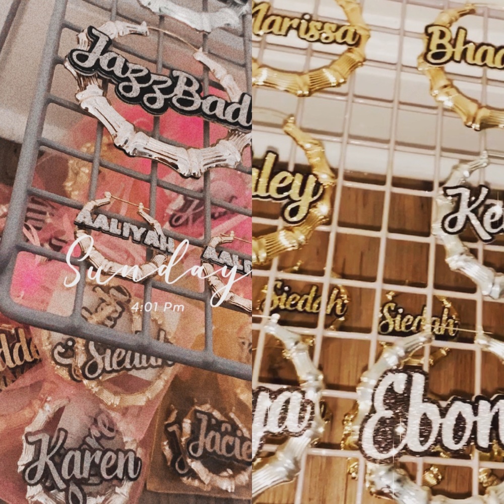 Handmade Bamboo earrings